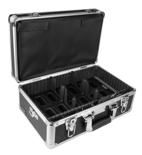 LA-380-01 INTELLIGENT 12-UNIT CHARGING/CARRYING CASE